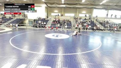 133 lbs Champ. Round 1 - Mason Jacobellis, Springfield vs Carver Moyer, Norwich