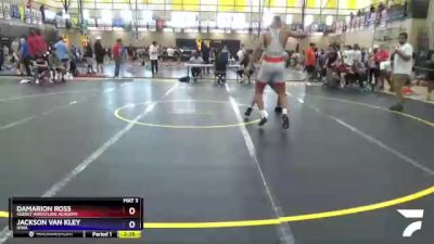 182 lbs Semifinal - Damarion Ross, Sebolt Wrestling Academy vs Jackson Van Kley, Iowa