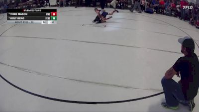 13 lbs Semifinal - Theo Mason, Norris Wrestling Club vs Kolt Berg, South Loup Wrestling Club