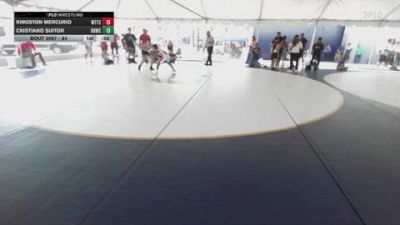 84 lbs Cons. Round 1 - Kingston Mercurio, World Team Training Center vs Cristiano Suitor, Rough House Wrestling Club