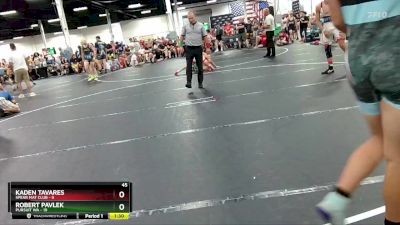 144 lbs Round 5 (6 Team) - Robert Pavlek, Pursuit WA vs Kaden Tavares, Spear Mat Club