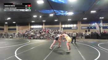 175 lbs Round Of 16 - Adeilyn Reeve, Jimenez Trained Academy vs Hanna Morales, Livewire