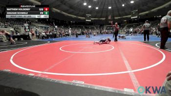 67 lbs Consi Of 4 - Matthew Holderby, Fort Gibson Youth Wrestling vs Graham Schmelz, Victory Youth Wrestling