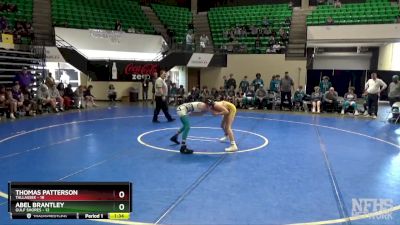 108 lbs Semifinals (8 Team) - Abel Brantley, Gulf Shores vs Thomas Patterson, Tallassee