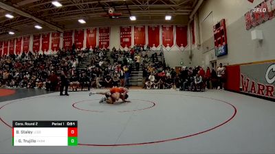 126 lbs Cons. Round 2 - Gabriel Trujillo, Farmington vs Brayden Staley, Legend