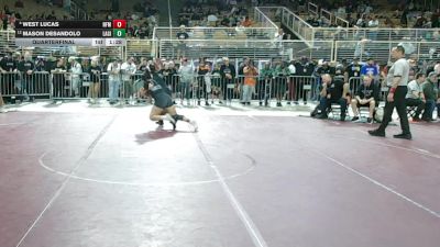 190 2A Quarterfinal - Mason Desandolo, Lake Gibson vs West Lucas, North Ft Myers