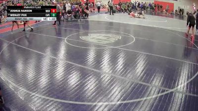 157 lbs Champ. Round 3 - Joshua Hanson, White River vs Wesley Fox, Capital