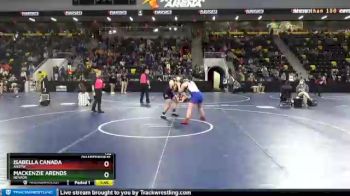 190 lbs Quarterfinal - Mackenzie Arends, Nevada vs Isabella Canada, AHSTW