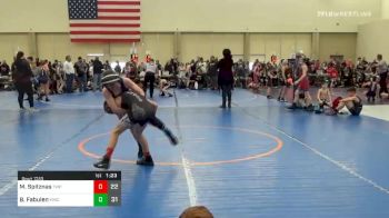 89 lbs Prelims - Max Spitznas, Washington Twp. Minutemen ES vs Brayden Fabuien, Middletown WC ES