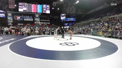 95 lbs Champ. Rd Of 64 - Brooklyn Lafrenz, ND vs Addison Moerler, NY