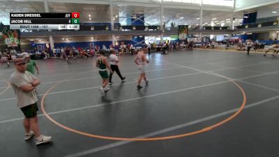 157 lbs Cons. Round 6 - Jacob Hill, Unattached vs Kaden Dressel, Unattached