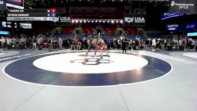 215 lbs Cons. Rd Of 16 - Ronan An, GA vs Myron Mendez, FL