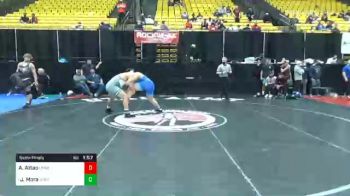 220 lbs Semifinal - Aden Attao, Unattached 82 vs Juan Mora, Unattached 64