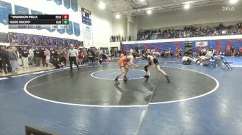 132 lbs Cons. Round 4 - Brandon Felix, Post Falls vs Kade Knopp, Lakeland