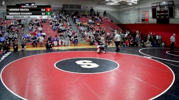 145 lbs Quarterfinal - Brennan Schardt, Meyersdale Area Hs vs Andrew Kratsa, Fox Chapel Area Hs