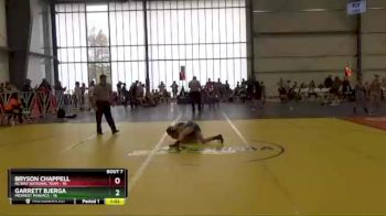 76 lbs Round 3 - Garrett Bjerga, Midwest Maniacs vs Bryson Chappell, NCWAY National Team