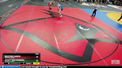 Champ. Round 1 - Brayden Harms, Weeping Water vs Wyatt Reichenberg, Banner County