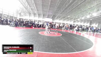 120 lbs Champ. Round 1 - Bronson Hubbard, Kemmerer vs Dixon Peacock, Emery