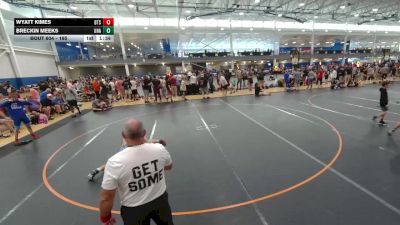165 lbs Cons. Round 2 - Breckin Meeks, Unattached vs Wyatt Kimes, Unattached