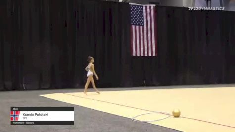 Ksenia Pototski - Ball, TCT - 2021 USA Gymnastics Championships