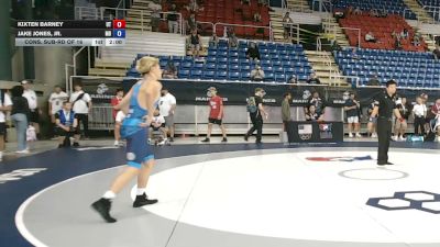 144 lbs Cons. Sub-rd Of 16 - Kixten Barney, Utah vs Jake Jones, Jr., Maryland