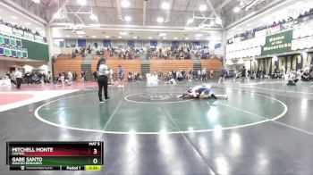 144 lbs Cons. Round 5 - Gabe Santo, Rancho Bernardo vs Mitchell Monte, Casteel