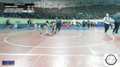 108 lbs Semifinal - Audrey Flores, Raw Wrestling Club vs Alexandria Skidmore, Edmond North