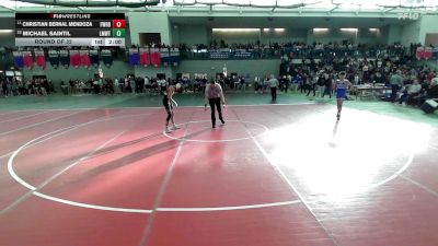 106 lbs Round Of 32 - Christian Bernal Mendoza, Fairfield Warde vs Michael Saintil, Lyman Mem/Windham Tech
