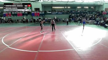 106 lbs Round Of 32 - Christian Bernal Mendoza, Fairfield Warde vs Michael Saintil, Lyman Mem/Windham Tech