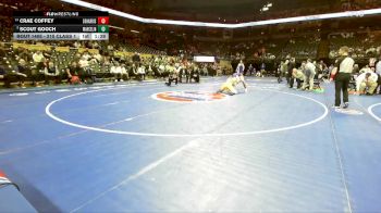 215 Class 1 lbs 1st Place Match - Scout Gooch, Marceline vs Crae Coffey, South Harrison