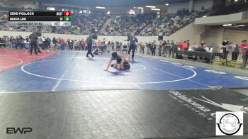 123 lbs Consi Of 64 #2 - Zeke Pollock, Mustang Middle School vs Mack Lee, Tulsa Union