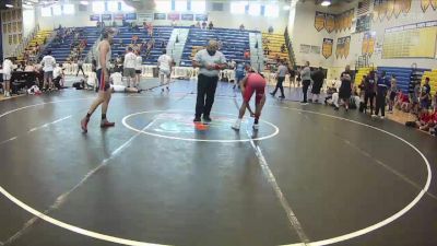 165 lbs Round 6 (8 Team) - Jeshaiah Gabriel, SOWA /HWC vs Aaron Horr, Cocoa Beach WC