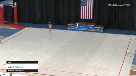 Valentina Moya - Ball - 2021 Rhythmic Elite Qualifier