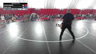 144 lbs Champ. Rd Of 32 - Jaxon Gineris, Region Wrestling Academy vs John Clum, JJ's Club Wrestling