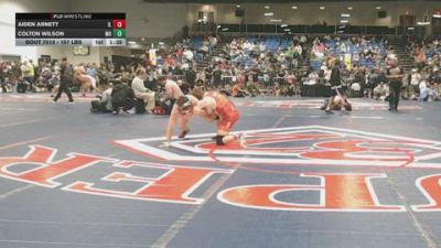 157 lbs Round Of 128 - Aiden Arnett, IL vs Colton Wilson, MO