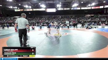 132G Cons. Round 3 - Carley Rollins, Tri-Valley Girls vs Morgan Pack, Grangeville Girls