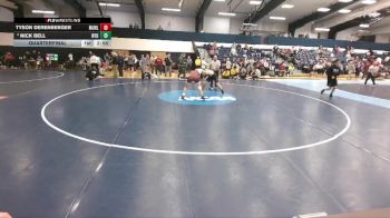 165 lbs Quarterfinal - Tyson Derenberger, Muhlenberg vs Nick Bell, New York University