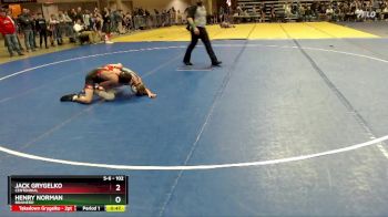 102 lbs Quarterfinal - Jack Grygelko, Centennial vs Henry Norman, Brainerd