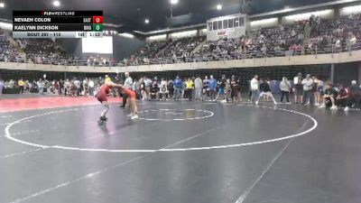 110 lbs Semifinal - Nevaeh Colon, Easton vs Kaelynn Dickson, Binghamton