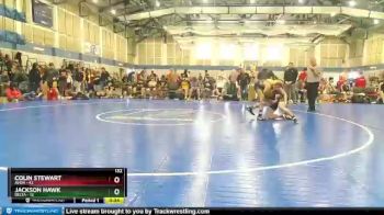 132 lbs Round 3 (4 Team) - Jackson Hawk, Delta vs Colin Stewart, Avon