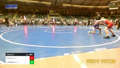 92 lbs Consi Of 4 - Paxton Terry, Nebraska Boyz vs Jacobie Robbins, Greater Heights Wrestling