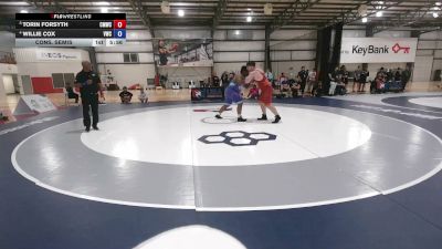 130 kg Cons. Semis - Torin Forsyth, CMWC vs Willie Cox, Vallo Wrestling Club