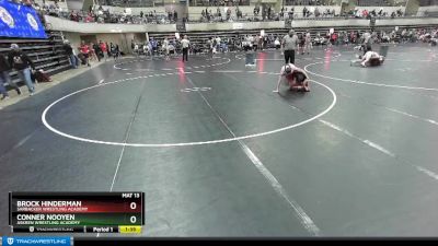 135 lbs Cons. Semi - Conner Nooyen, Askren Wrestling Academy vs Brock Hinderman, Sarbacker Wrestling Academy