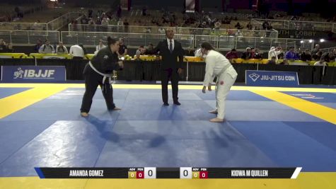 Kiowa M Quillen vs Amanda Gomez 2025 Pan Jiu Jitsu IBJJF Championship