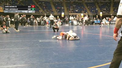 75 lbs Semifinal - Luke Baublitz, South Eastern vs Trey Astudillo, Hempfield