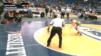 155 lbs Champ. Round 1 - Layla Moreland, Chicago (Lane) vs Lauryn Trotter, Yorkville (H.S.)