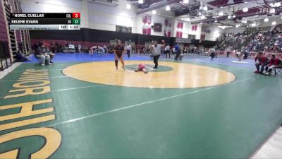 125 lbs Champ. Round 1 - Norel Cuellar, Colton vs Selene Evans, Ocean View