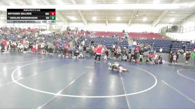 54 lbs 1st Place Match - Deklan Mondragon, Ravage vs Brydger Sellers, Northside Wrestling Club