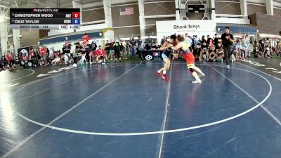 165 lbs Cons. Round 2 - Christopher Wood, Arizona vs Cruz Taylor, Daniel Cormier Wrestling Club