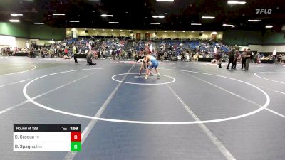 132 lbs Round Of 128 - Chase Creque, TN vs Benjamin Spagnoli, VA